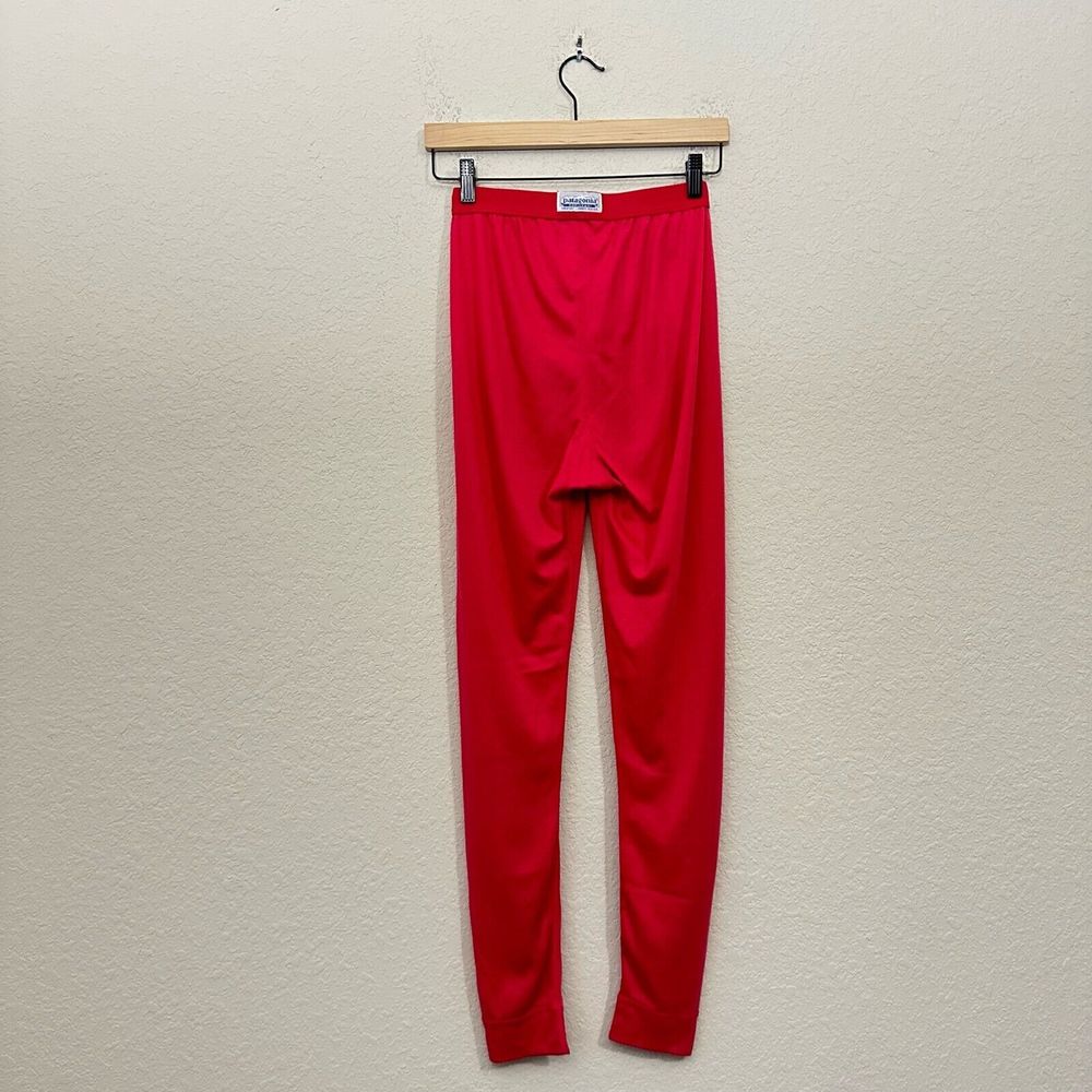 Vintage PATAGONIA Capilene Baselayer Pants in Pink USA MADE